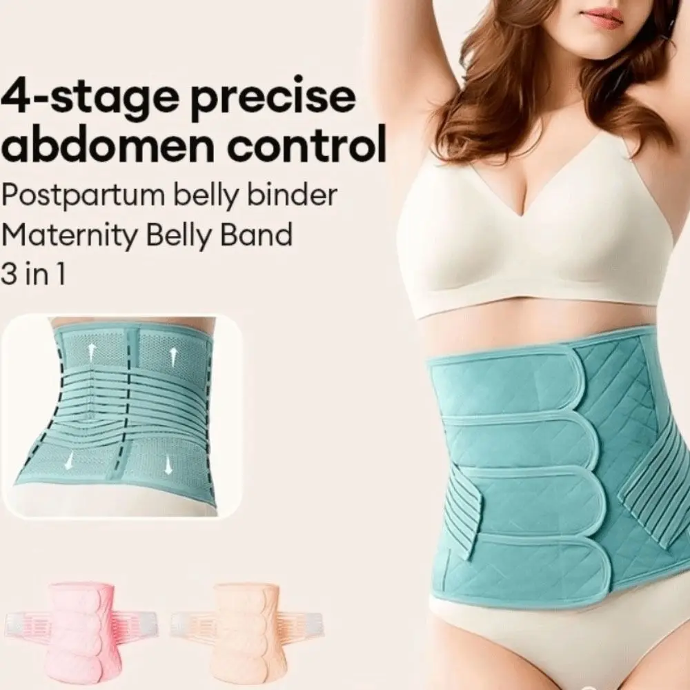 

Модный бесшовный послеродовой формирователь тела, стягивающий живот, однотонный тренажер для талии, тонкий эластичный женский пояс, послеродовой пояс