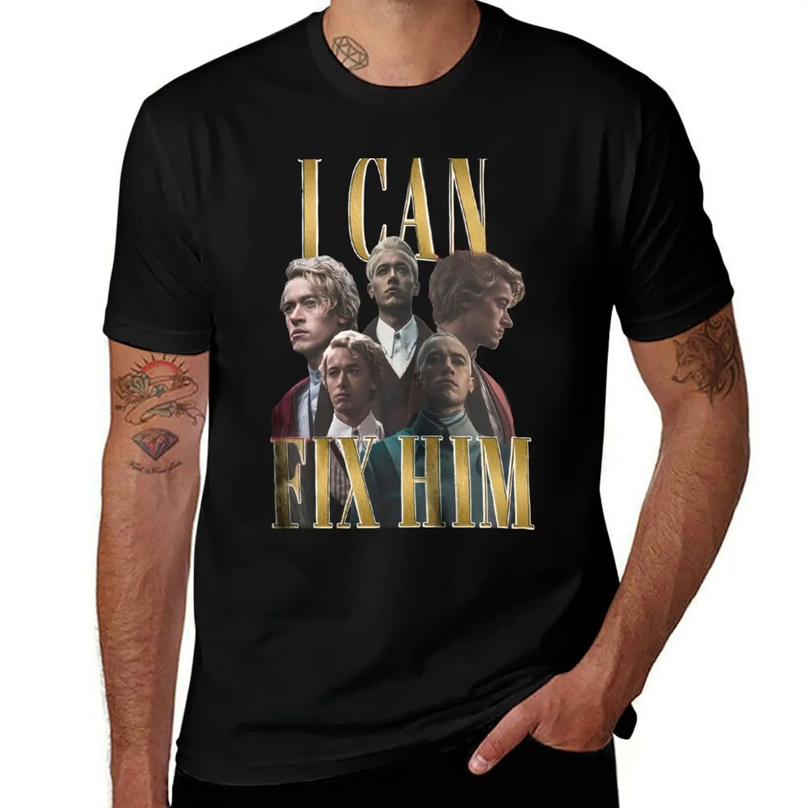 Tom Blyth I Can Fix Him Retro T-Shirt Breathable Lightweight Summer Top