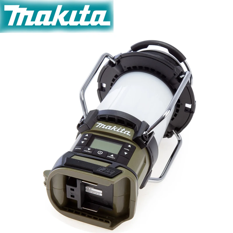 Imagem -03 - Makita-lxt Cordless Olive Green fm Radio Lantern Acessório Ferramenta Multifuncional Portátil Recarregável 14.4v 18v Dmr055o