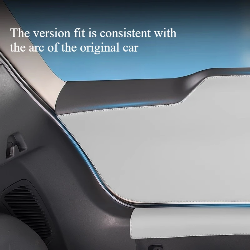 Tailgate Leather Protective Lining Accessories Interior Supplies Trunk Protection for Geely Xingyuan/EX2 Trunk Anti-kick Pad