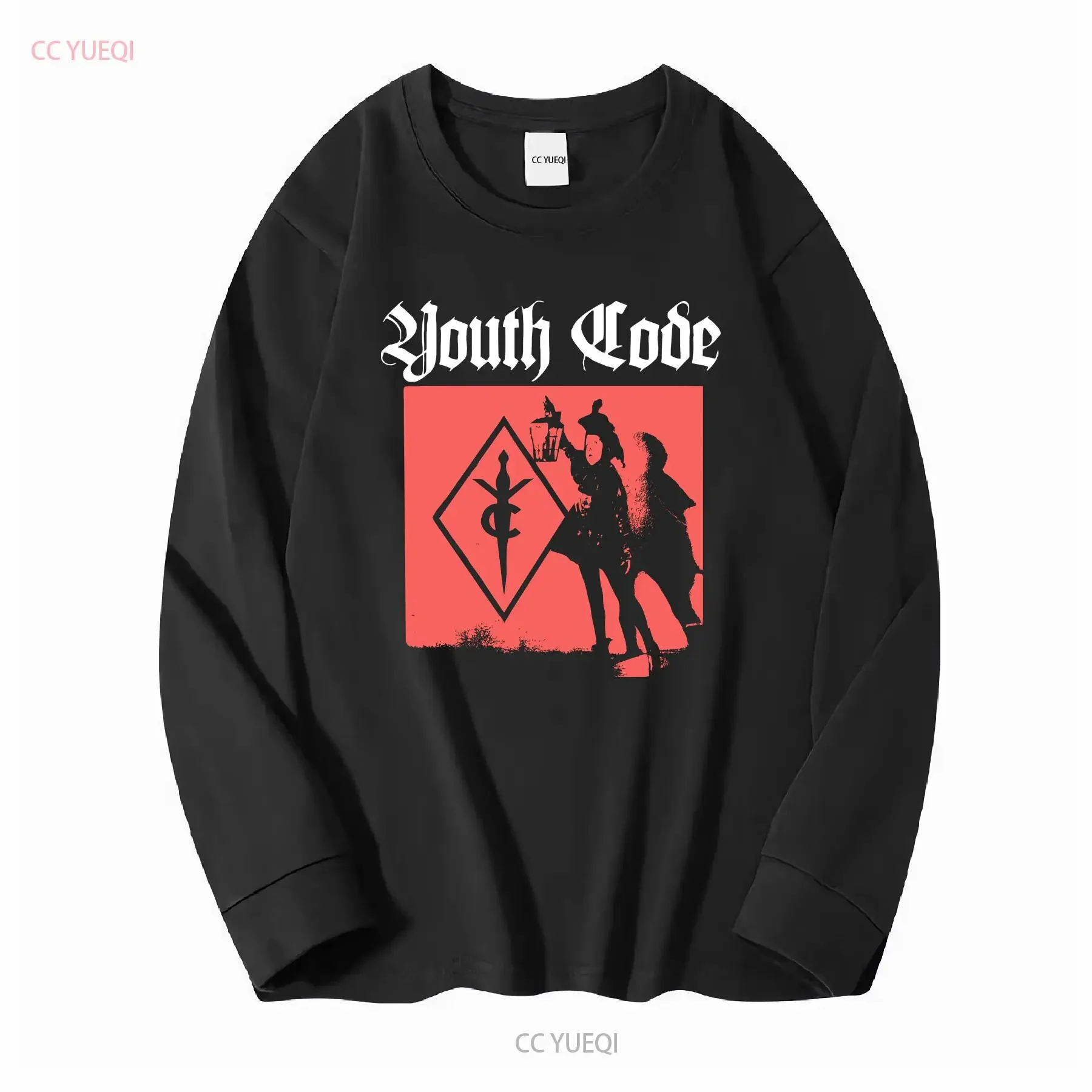 Youth Code T Shirt Industrial Band LA Hardcore Dais Records Size S vintage Washed streetwear designer clothes Versatile Soft