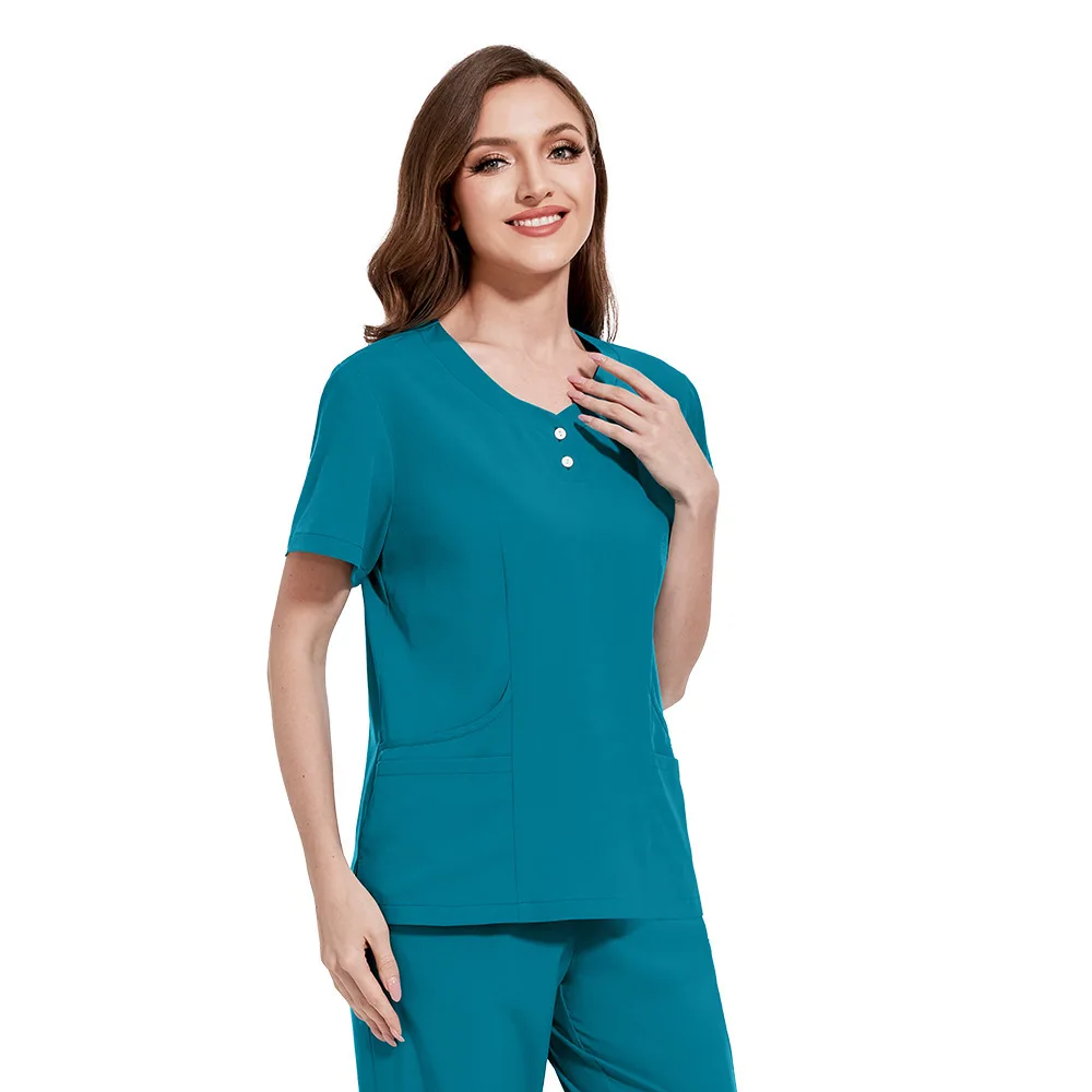 Dental Doctor Surgical Set Thin Handwashing Gown Quick-Dry Scrub Suit Nurse Medical Uniform