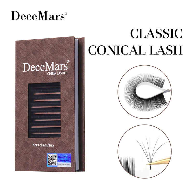 DeceMars Classic Conical Individual Eyelash Extension