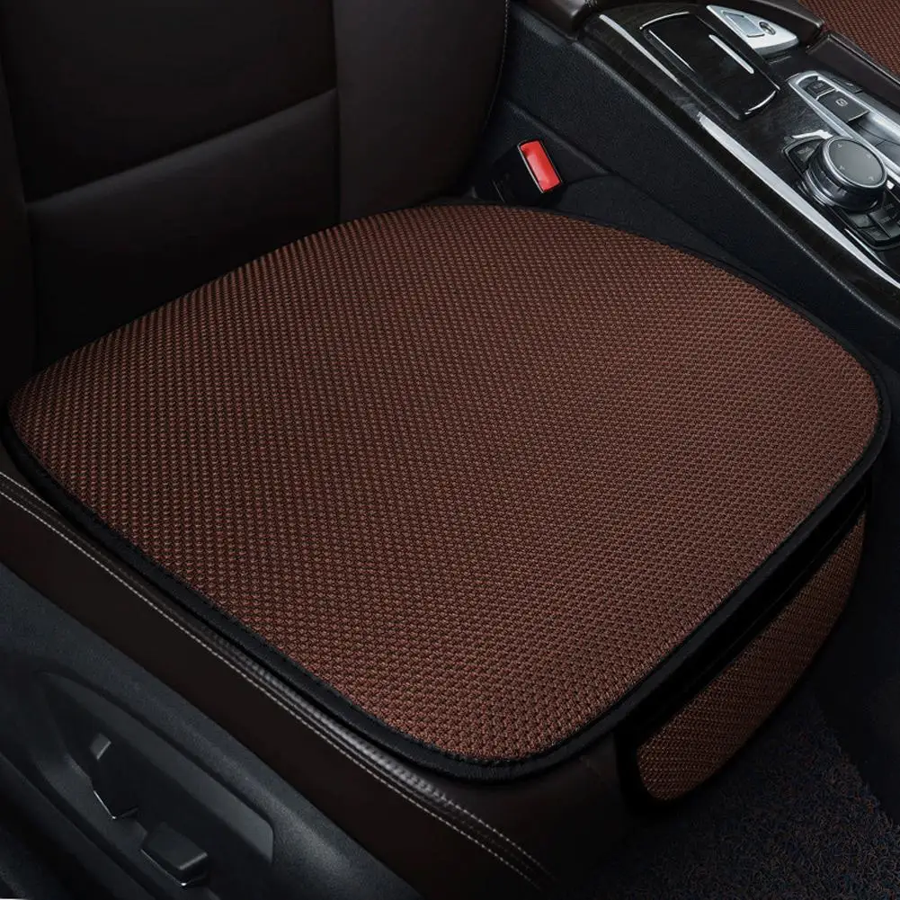 Summer Car Seat Cover Breathable Ice Silk Four Seasons Car Seat Cushion Protector Pad Front Pad Fit for Most Cars K1Y7 image 3