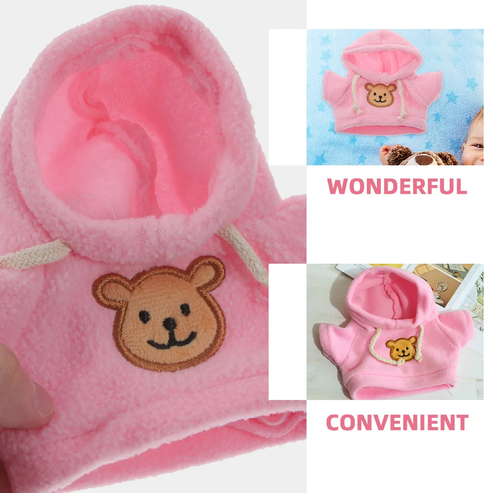 Replacement Sweatshirt Costume for Decoration Delicate Stuffed Bear Cloth Animal Clothes Reusable