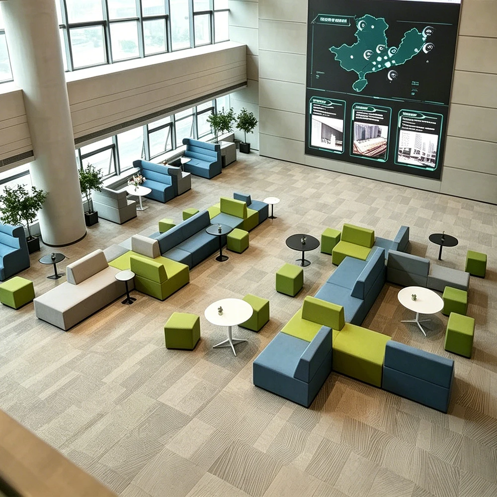 Office And Tech - & Custom Modular Lounge Seating System