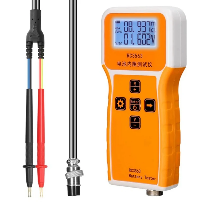 RC3563 Battery Voltage Internal Resistance Tester Trithium Lithium Iron Phosphate 18650 Battery Tester,Tester Probe