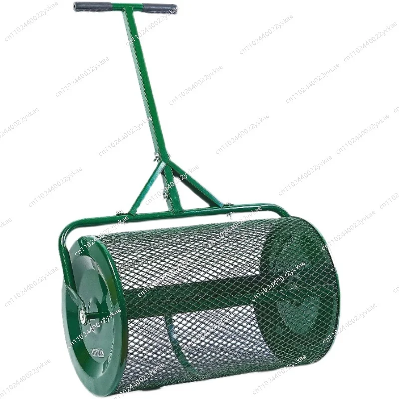 

Fertilization Push-pull boom Spreader Lawn Garden Agriculture and Forestry Iron Basket Roller Cover Soil Surface DressingCompost