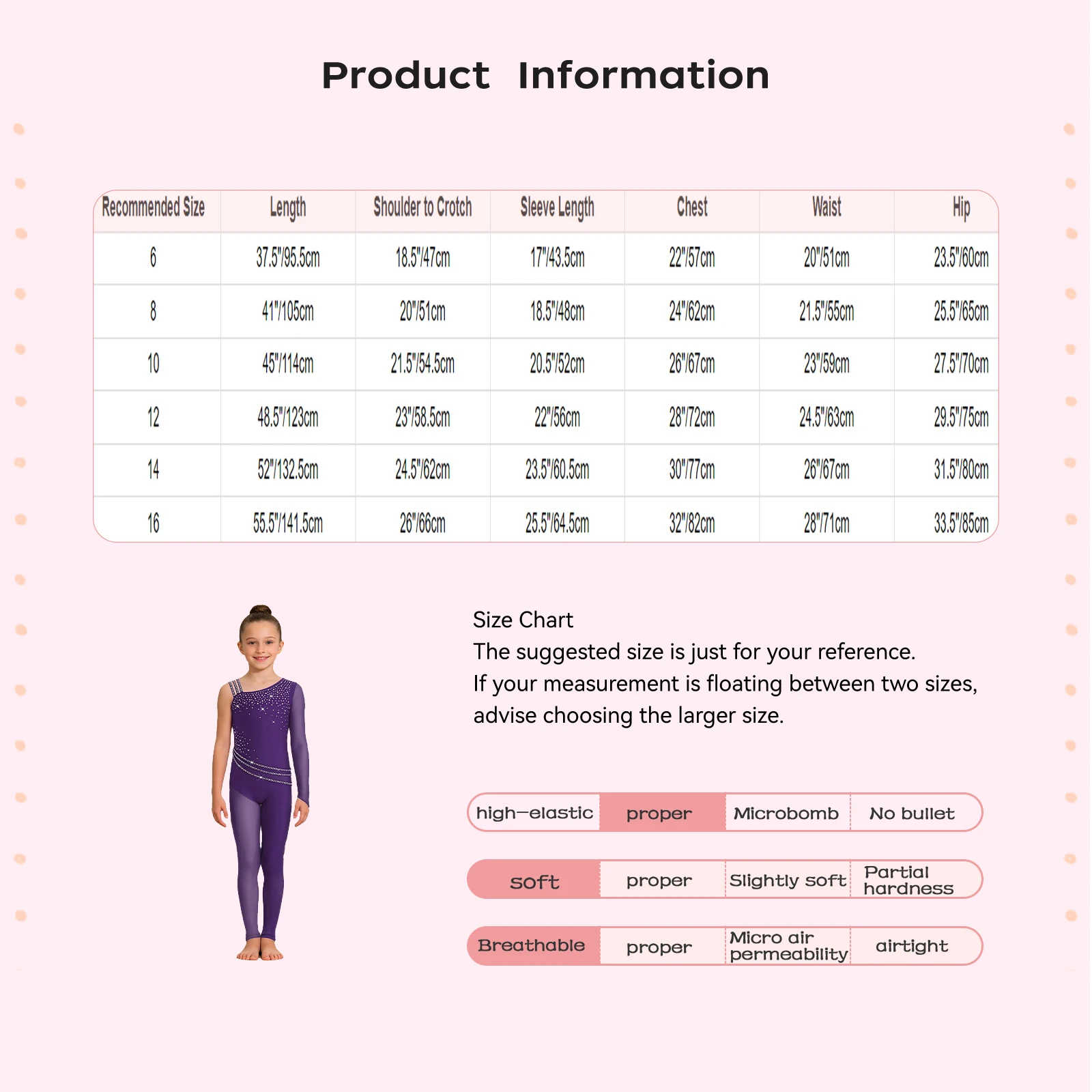 Figure Skating Bodysuit Jumpsuit Kid Girl Rhinestones Asymmetric Shoulder Rhythmic Gymnastics Latin Roller Skating Dance Costume