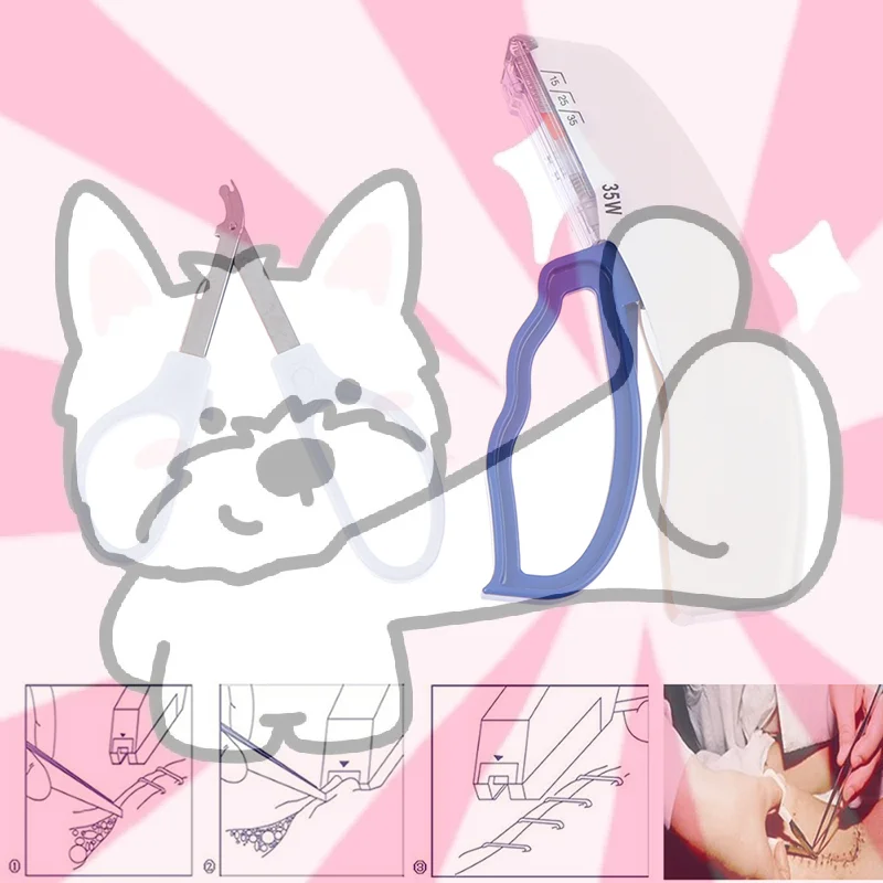 

Skin Stapling Stitching Device Surgery Surgical Clipper Stapler Needle Remover