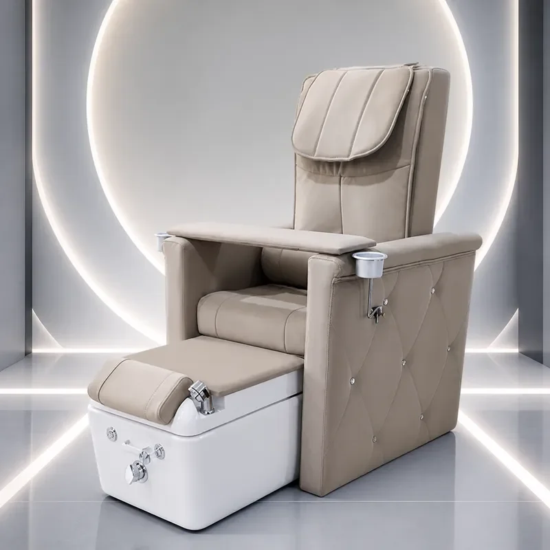 Luxury Electric Foot Bath Spa Chair for Pedicure Manicure Foot Wash Therapy Sofa Beauty Furniture