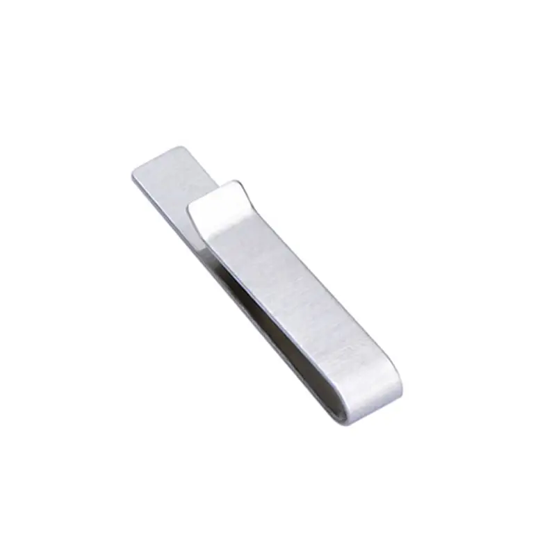 1 Piece Men's Tie Clip Stainless Steel Brushed Wedding Groom Groomsman Accessories Father Gift