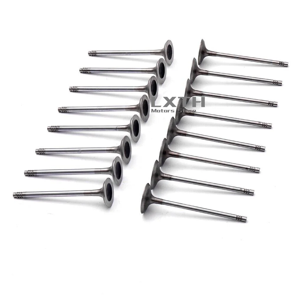 16x Engine Valves Set A11347633699 A11348621264 For BMW MINI 330i X3 Cooper S F30 F56 G20 B46 B48A 2.0T