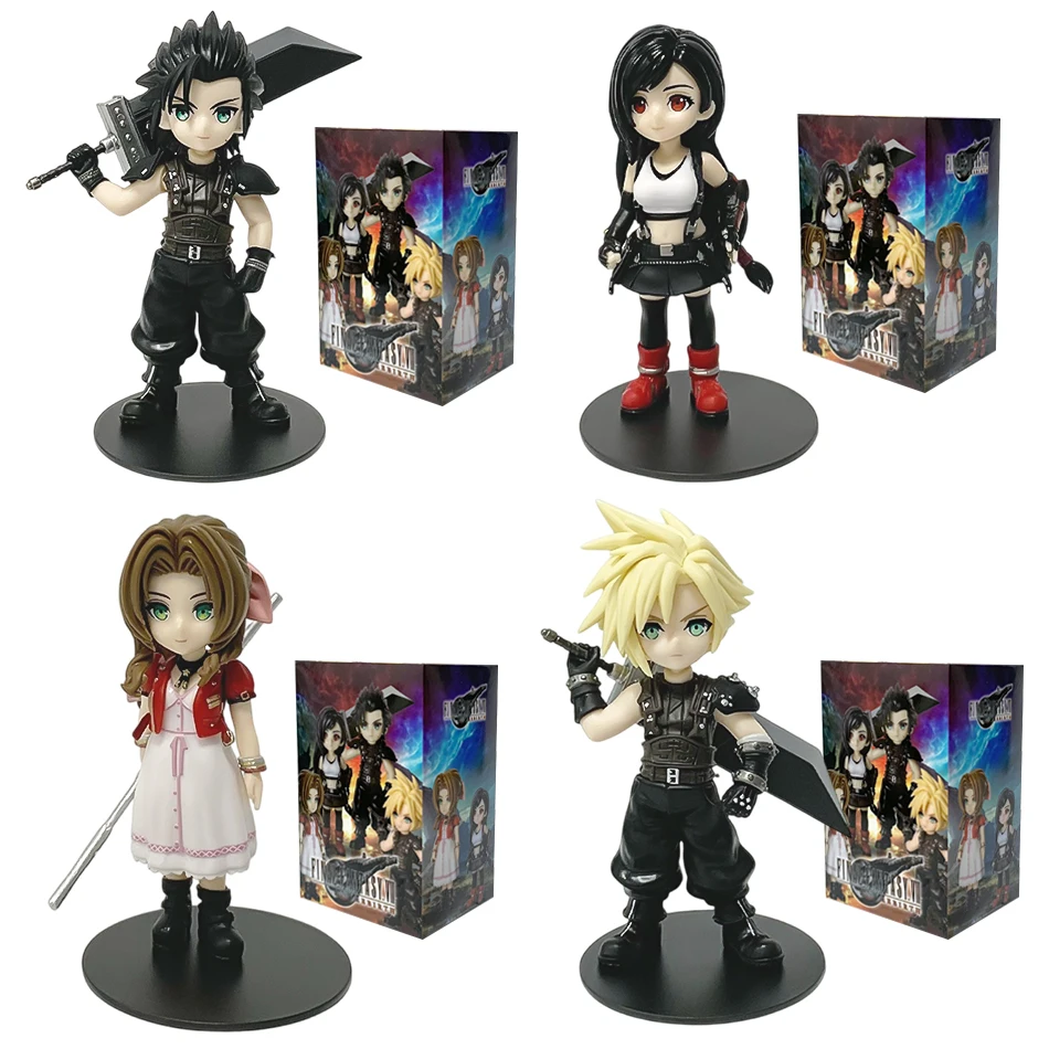 2025 Popular nuevo Anime Strife Tifa Lockhart Alice Gainsborough Zack Perot modelo PVC estatuilla decoración de escritorio ornamento