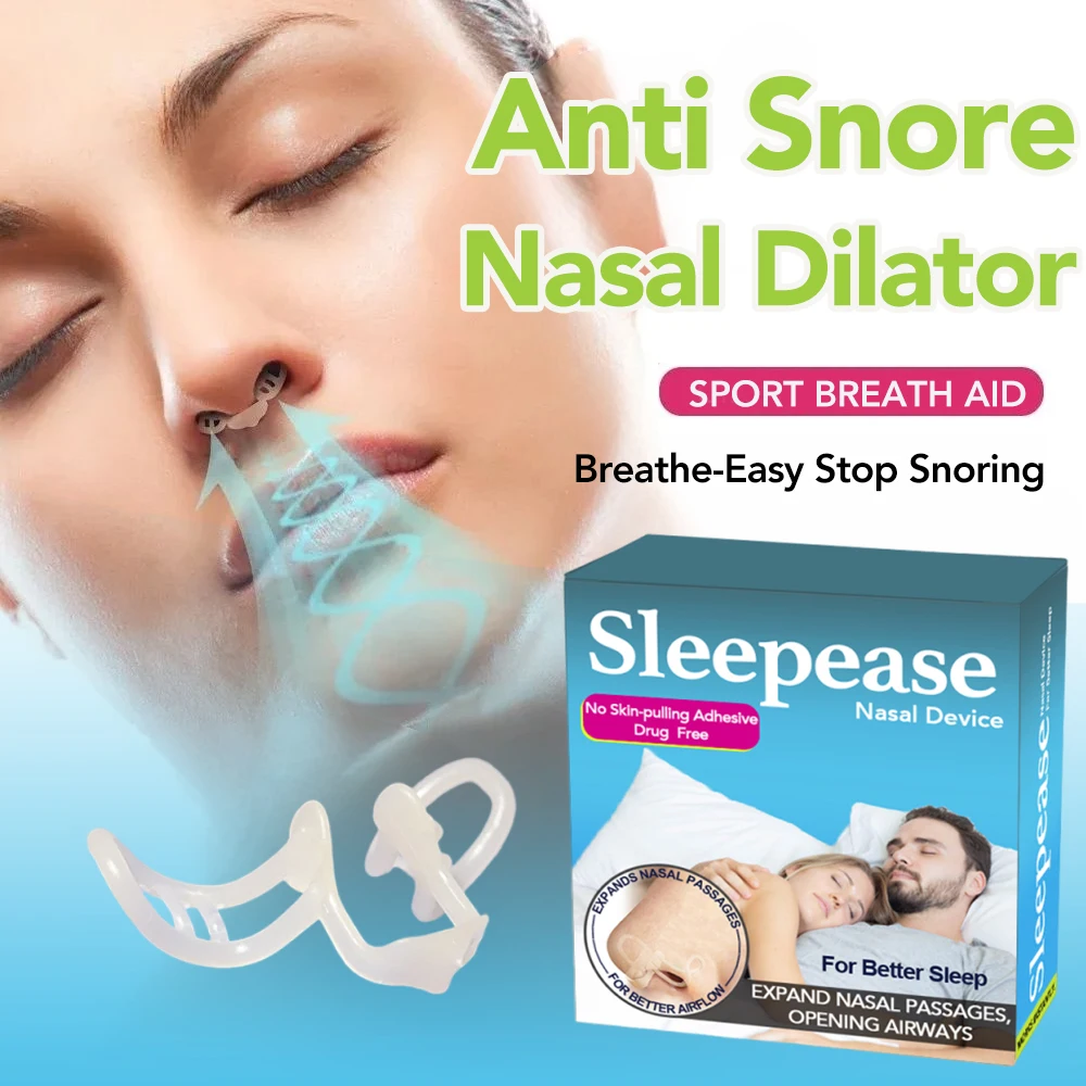 

Nose Dilator Nasal Silicone Nose Clip Anti Snoring Easy Breath Preventing Snoring Help Breathe Snoring Devices Improve Sleeping