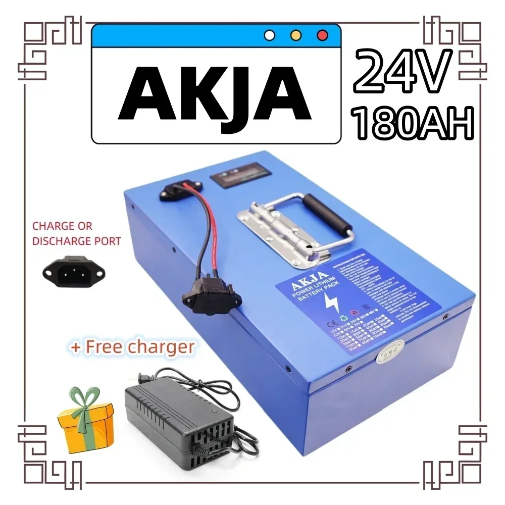 Air fast transportation 10AH-180AH New Full Capacity Power 18650 Lithium Battery 24V Lithium Battery Pack Suitable for 250-2000W