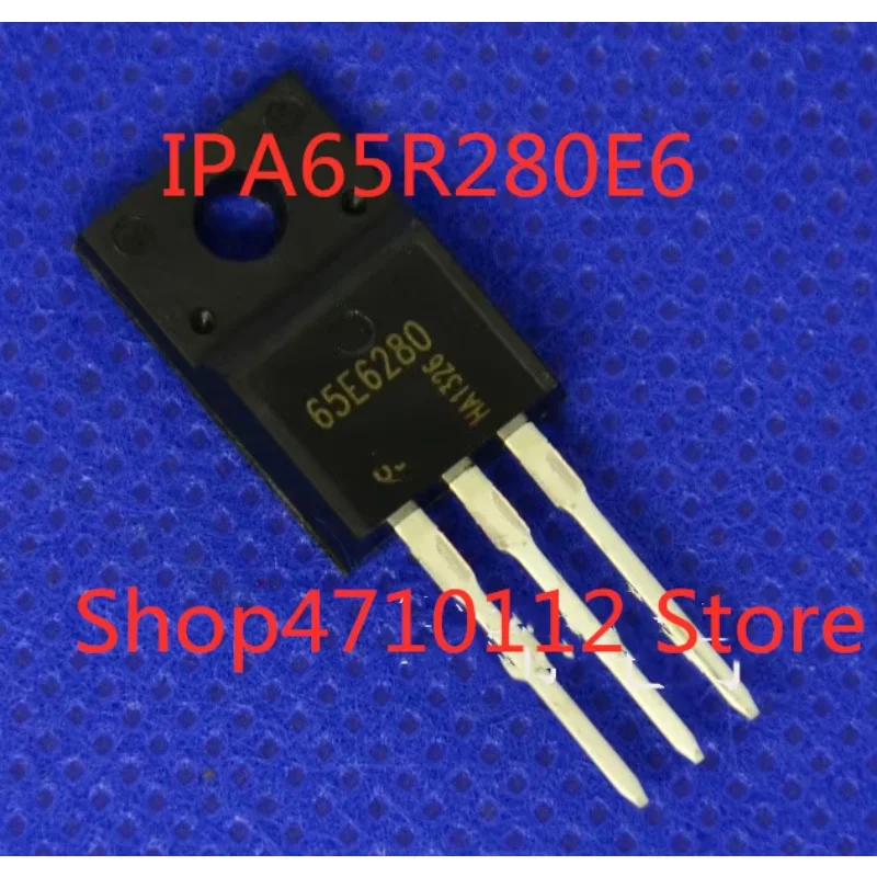 Free shipping 10PCS/LOT  NEW 65E6280 IPA65R280E6  IPA65R280 TO-220F