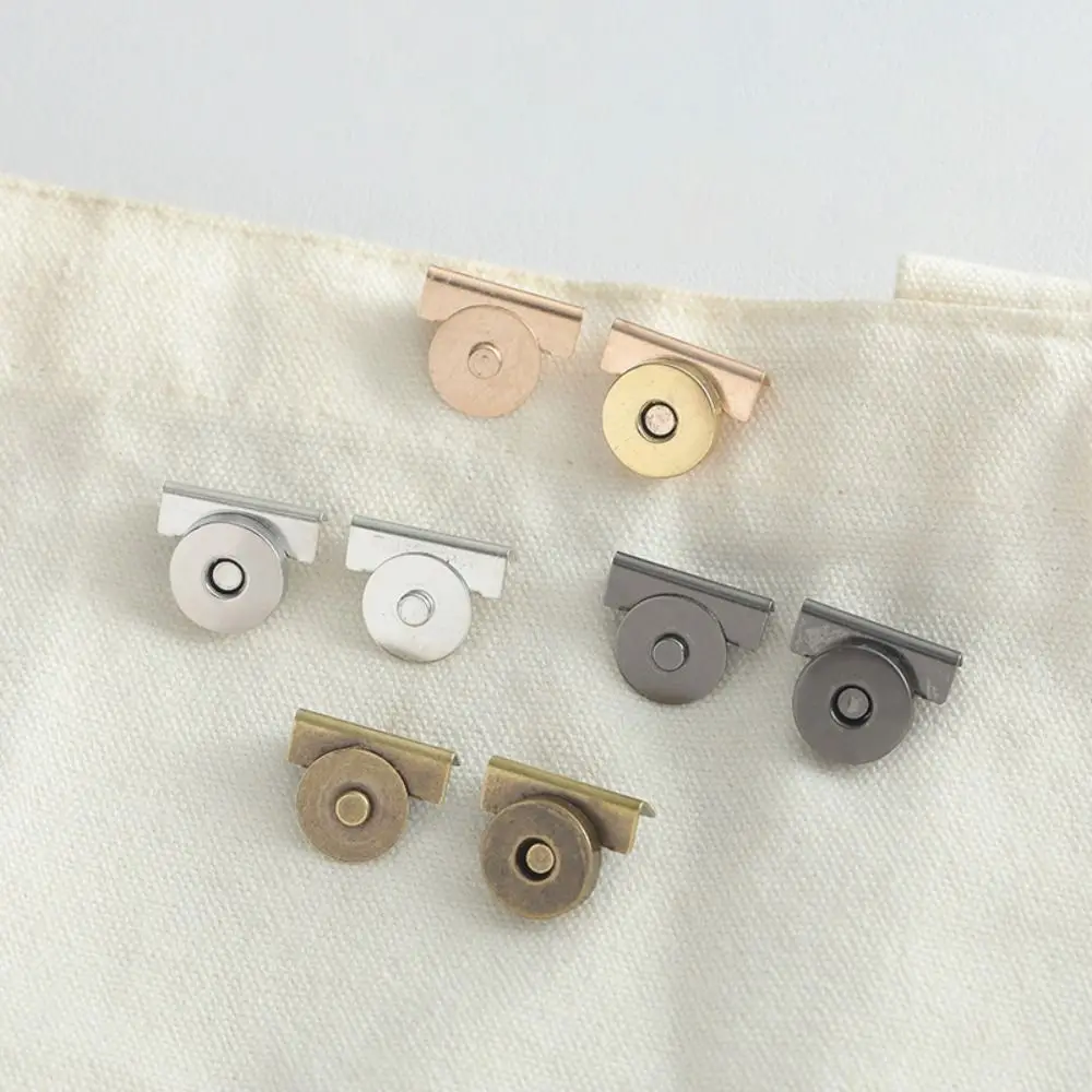 5Pairs 14/18mm Bag Buckle Accessories Wallet Craft DIY No-sew Button Self-Sewing Hidden Buckle Fasteners Clasps Buttons