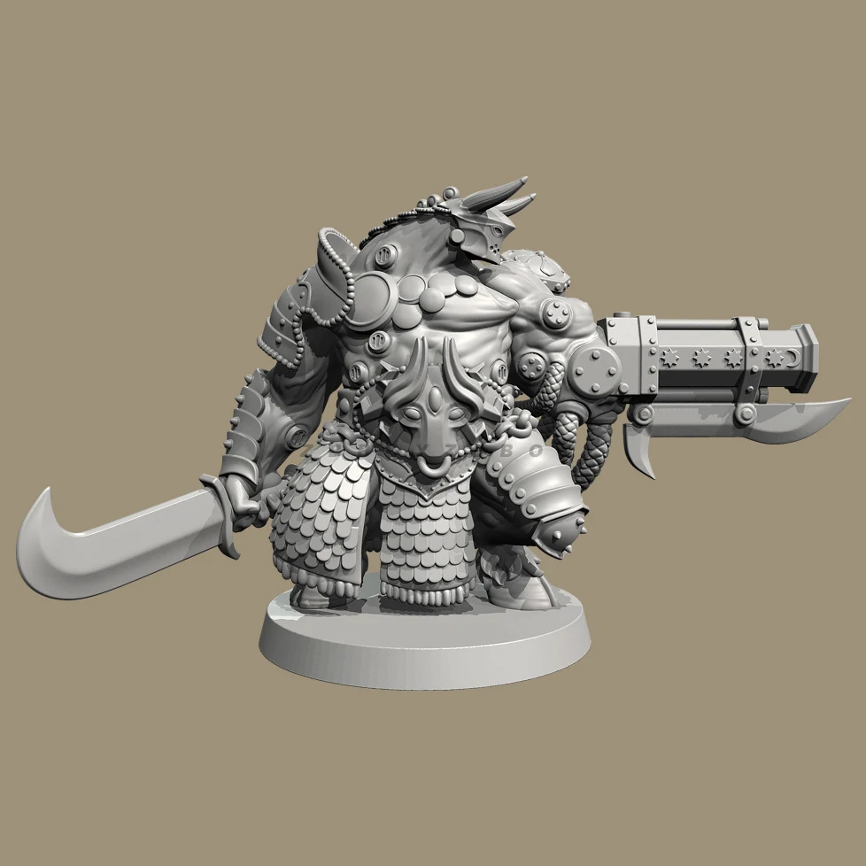 

The height of man 38mm 50mm 75mm Resin model kits figure colorless and self-assembled（3D Printing ）TD-7498 /3D
