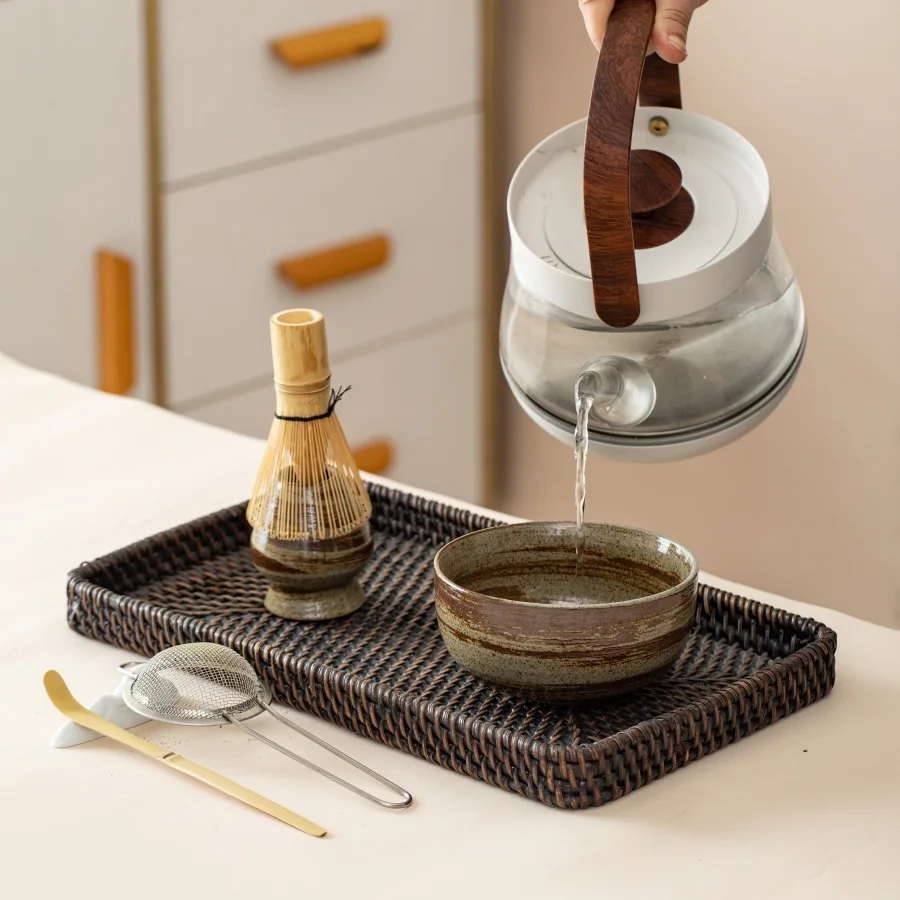 

4-7 набор матча, чаша матча с носиком, совок, венчик, держатель для чайной ложки, набор для приготовления чая, японский чайный набор, инструменты для изготовления чая своими руками