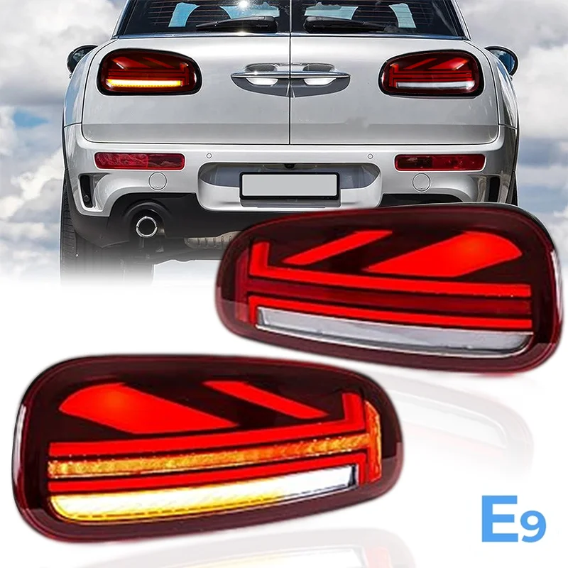 E9 E-mark LED Tail Lights Assembly Rear Lamp For BMW MINI Cooper F54 Clubman 2015-2020 Car Sequential Turn Signal Brake Reverse