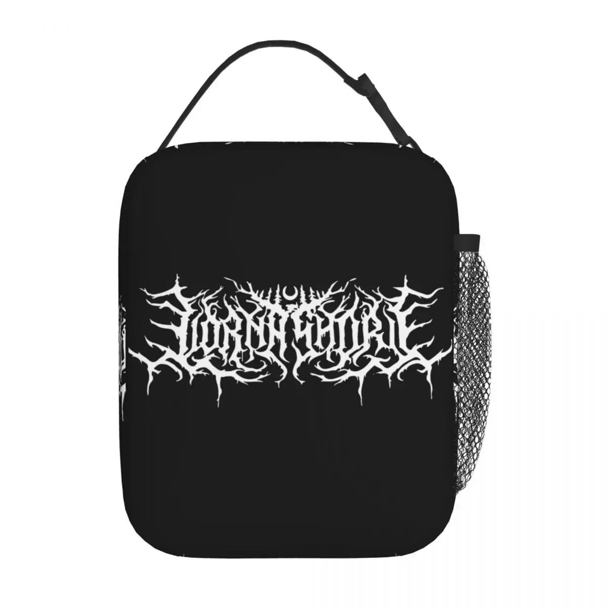 Lunch Bag com isolamento térmico com logotipo Lorna Shore para homens e mulheres, alta capacidade, reutilizável, sacola, lancheira, escritório, viagem