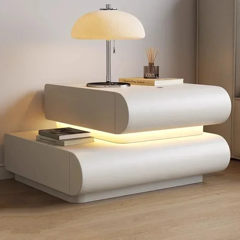 

For Console Makeup Bed Side Small Night Room Modern Nightstand Bedroom Nordic Bedside Desk Tables De Nuit Home Furniture