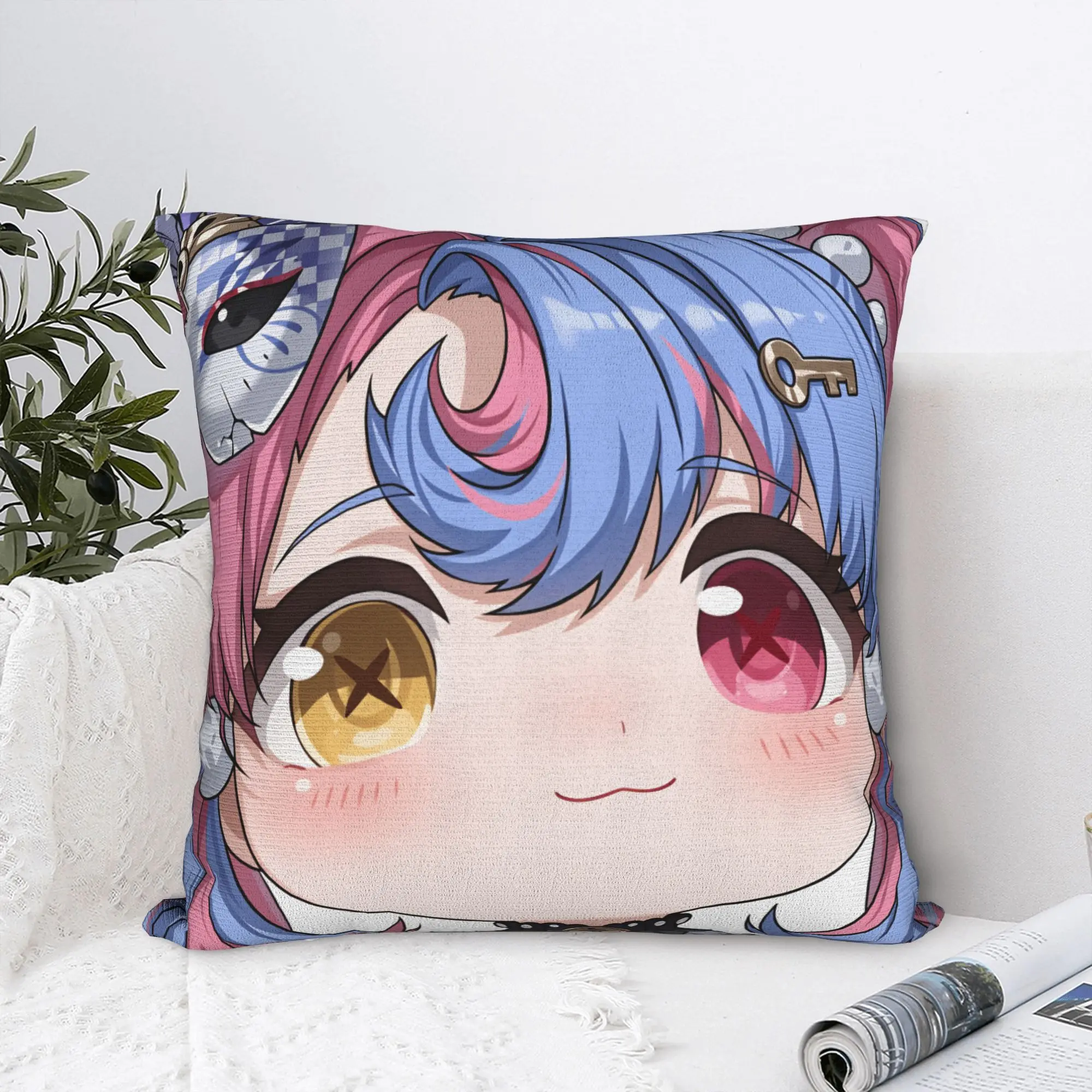 Pillow Cover Cute Wuthering Waves Game  Retro Trendy Pillow Case For Sofa Car Home Decor Pillowcases