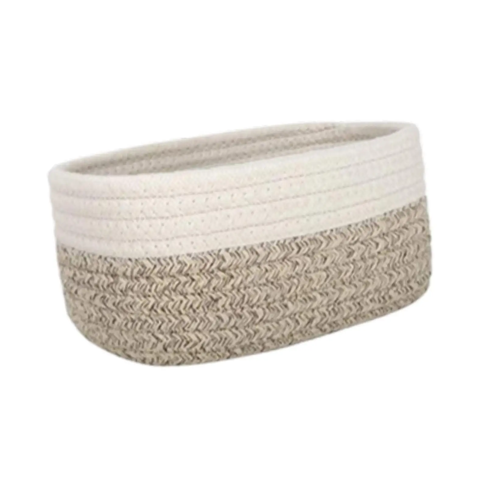 Cotton Rope Basket Desktop Sundries Storage Basket Multipurp