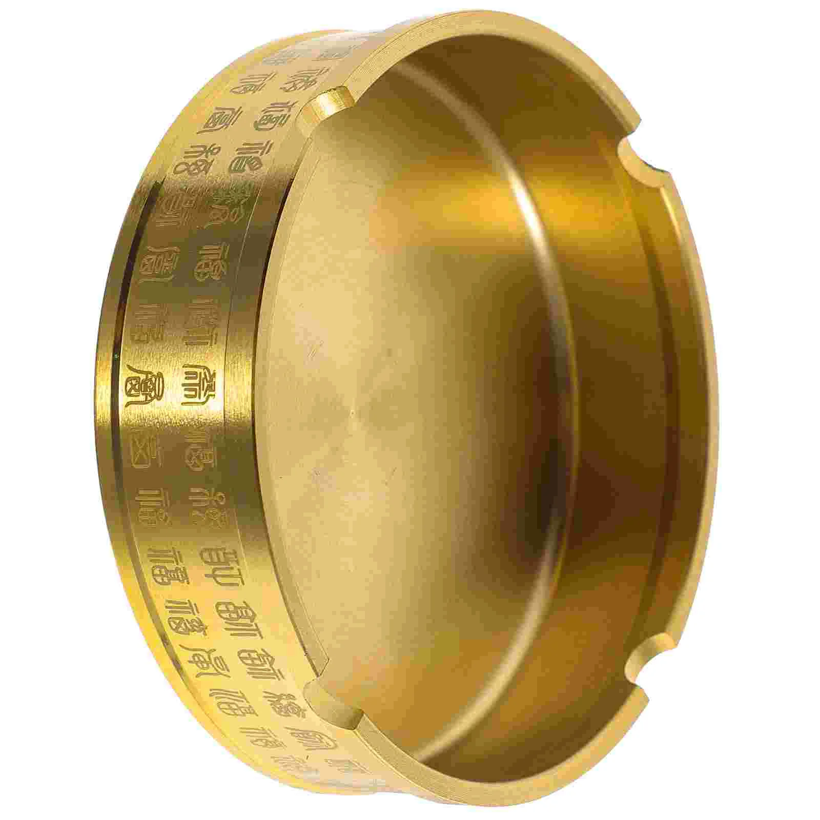 

Ashtray Novelty Home Decor Accessories Vintage Holder Office Brass Container