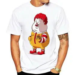 McFatty Ronald McDonald Clown Burger Fater Man Adult T Shirt Mens Shirts Short Sleeve Trend Clothing