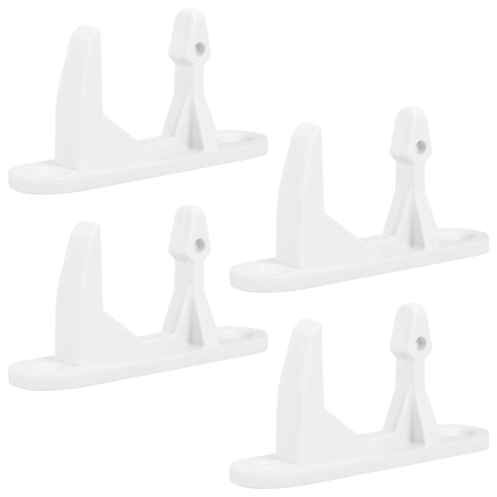 

4 Pcs Washing Machine Door Buckle Plastic Strikers Accessories White Easy Installation Replacement Part Smooth Surface