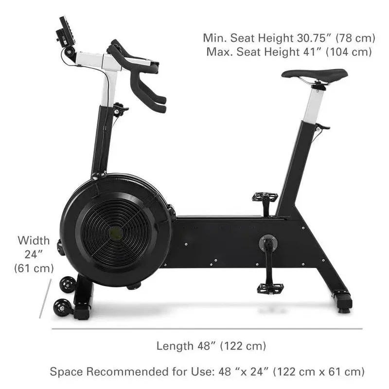 Professional Gym Equipment Cardio Stationary Exercise Bike Adjustable Resistance Fan Air Bike