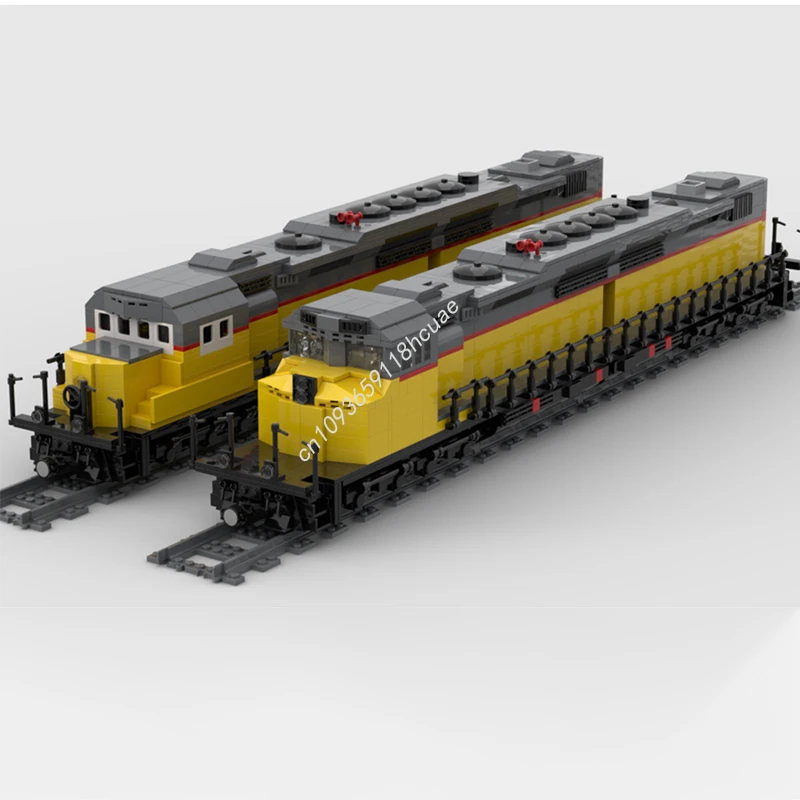 1607 Uds. MOC Legacy DD35A tren RC modelo bloques de construcción niños DIY juguetes artesanales arquitectura educativa regalos de navidad