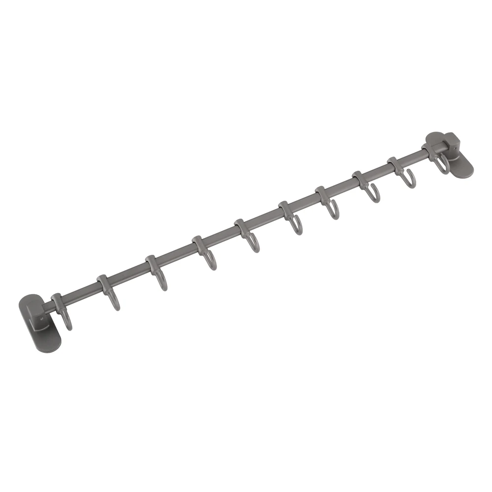 Kitchen Storage Rack Wall Mounted Storage Hanging Rack Hanger with Hook Towel Bar Pot Cabinet Shelf Storage Holder Cutlery Rack