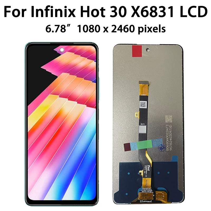 New LCD For Infinix Hot 30i Hot30i NFC X669 X669C X669D LCD Display Touch Screen Digitizer For infinix Hot 30 hot30 X6831 LCD