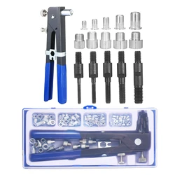 86PCS Rivet Nut Tool Kit Set Hand Rivet Wrench Threaded Tool Rivet Nut Gun with Metric Rivet Nut Assembly Rivet Machine