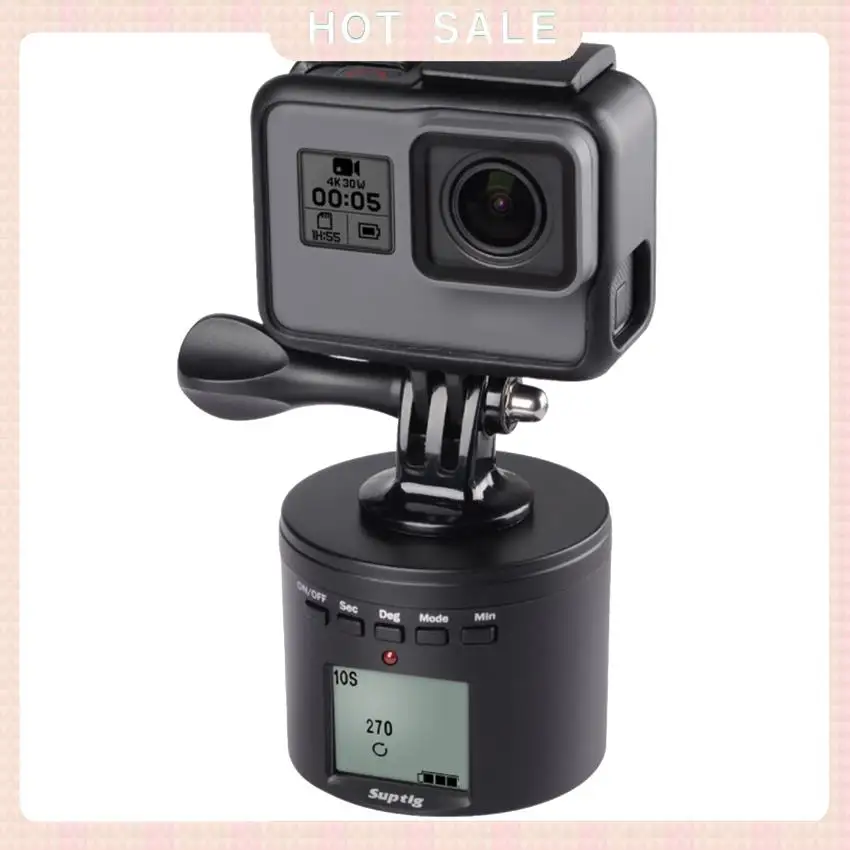 24-Hour Delivery Suptig Smart Multifunction Time Roating Mount Adapter For Gopro Max Hero 9 8 Iphone Dji Osmo Insta360 R Camera - Image 3