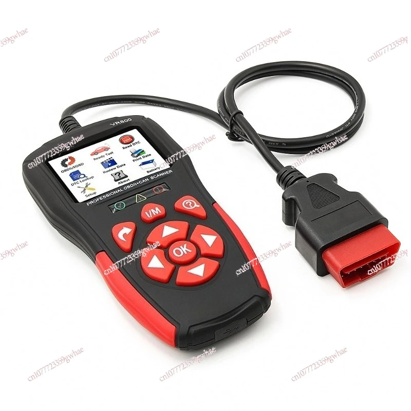 

Automotive Fault Diagnostics VR800 OBD2 Scanner Built-in 8 languages
