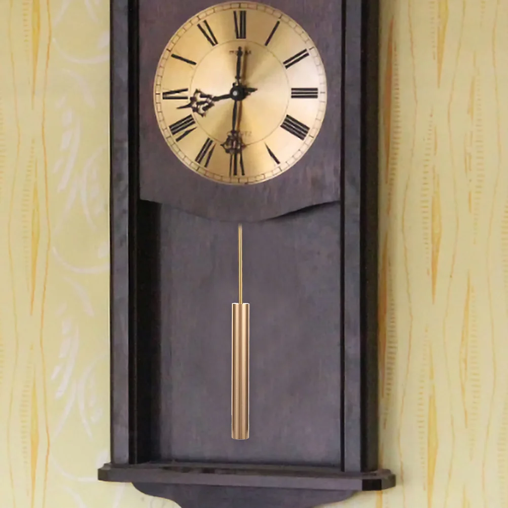 

2Pcs Quartz Wall Clock Pendulum Replacement Metal Decorative Swinging Part Bedroom Dormitory Clock Supplies Replacement Pendulum