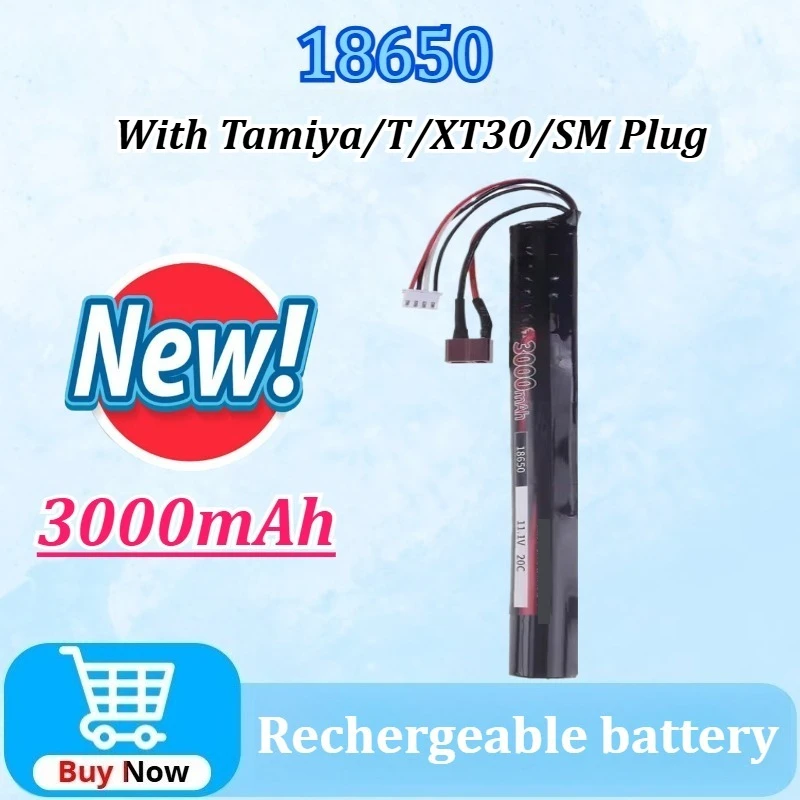 

RC LiPO Battery 11.1V 3000mAh for 3S 18650 RC Model with Tamiya / SM / T /XT30 Plug High Capacity Rechargeable Batteries