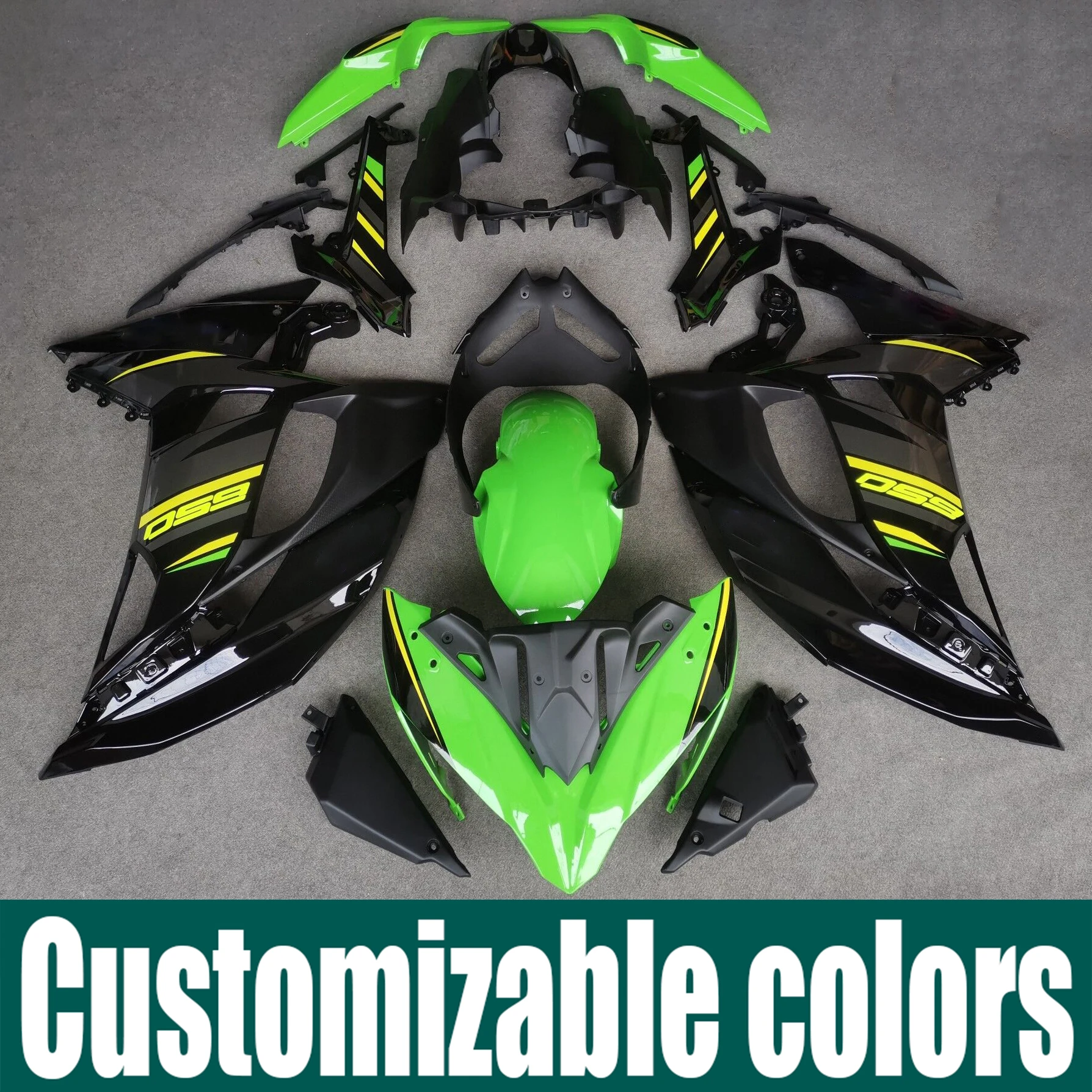 For 2017 - 2019 Kawasaki Ninja 650 EX650 Motorcycel Fairing Set Bodywork Kit ABS Injection Panel Ninja 650R Ninja650 EX 650