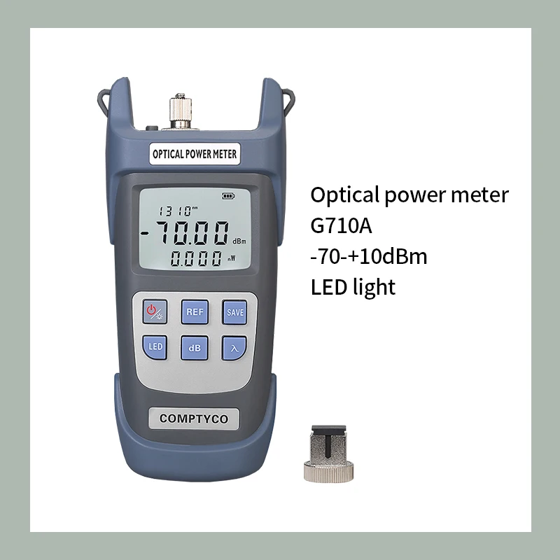 Imagem -04 - Fibra Óptica Tool Kit com Medidor de Potência Óptica Vfl 10mw Cleaver Skl6c Aua x2 Vcfs3 Fiber Stripper Ftth Tool Kits 70-+ 10db