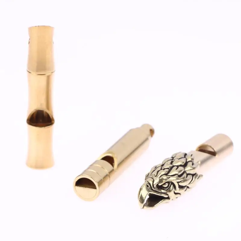 النحاس النقي صافرة المفاتيح في الهواء الطلق والعتاد الخيزران عقدة رأس التنين القاضي صافرة المنافسة بقاء المنافسة السلع في الهواء الطلق #6