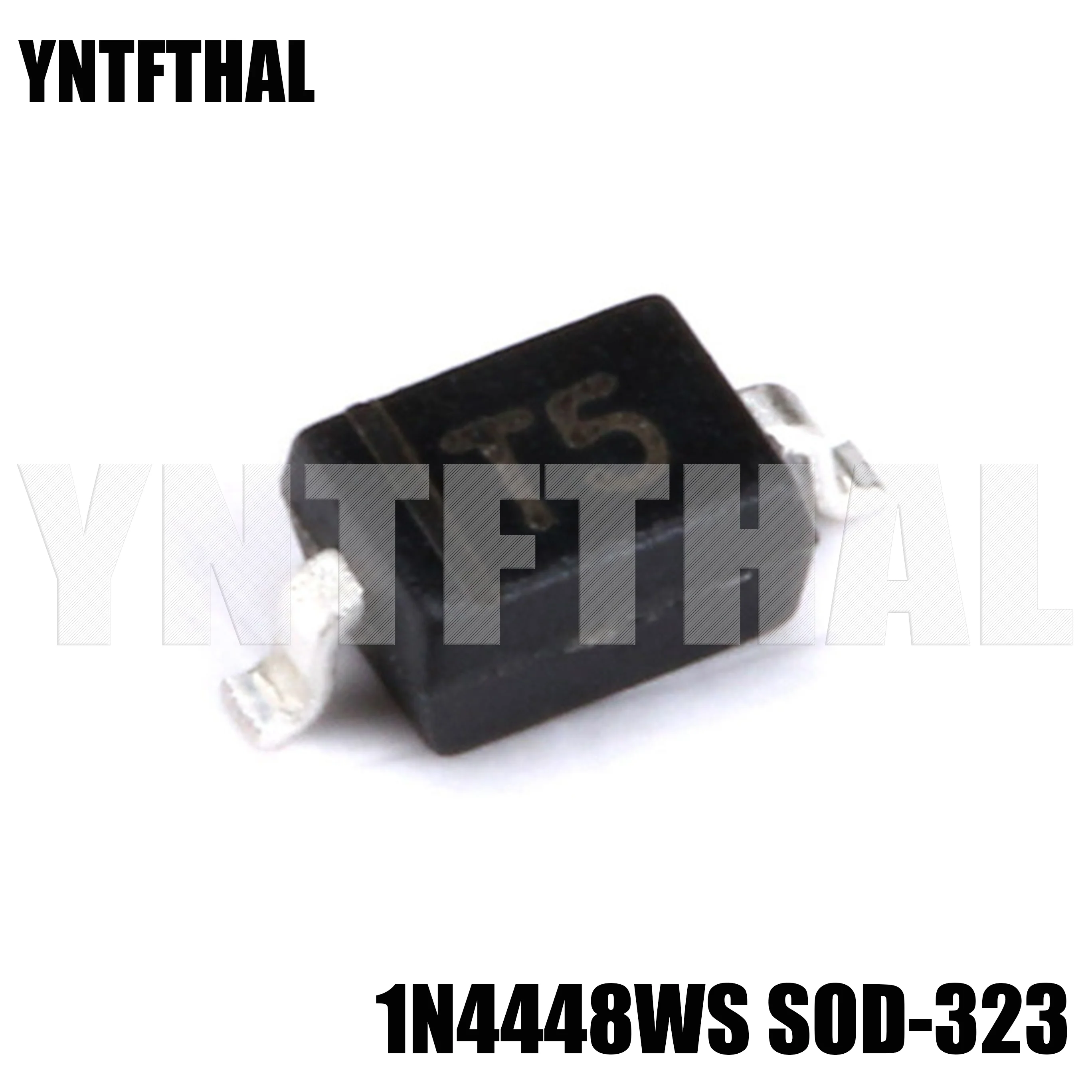 100pcs New 100% Tested 1N4448WS 1N4448W T5 SOD-323 SOD-123 75V 250mA SMD Switch Diode