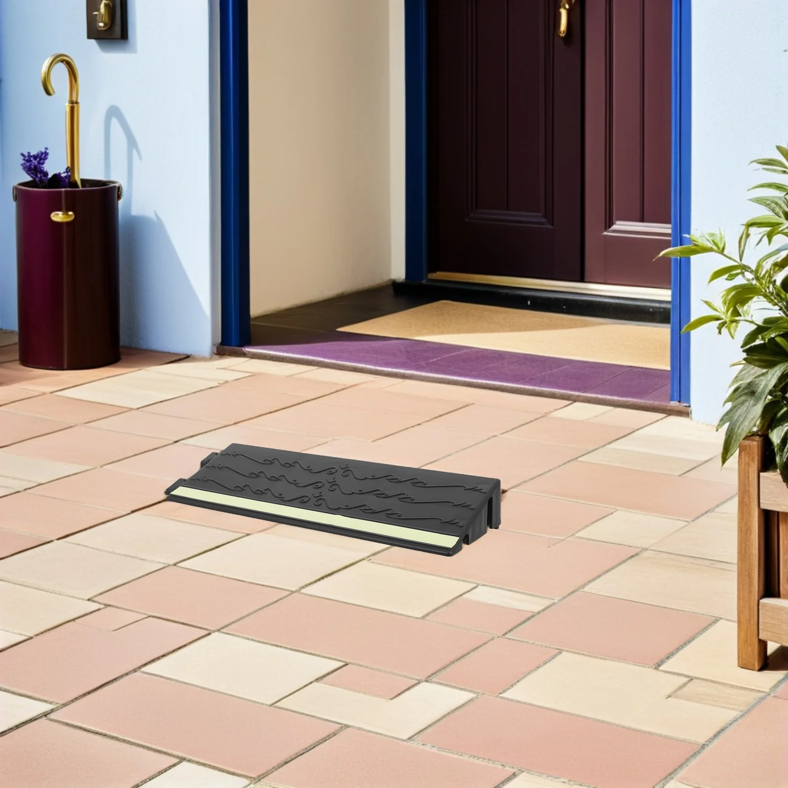 

Ночное свечение, светящаяся рампа для дверных порогов, подставка для скалолазания для робота, вакуумная внутренняя ступенька, пандусы для домашнего использования, пандусы для инвалидных колясок