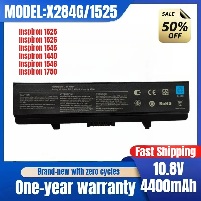 

For Dell, Lingyue 1525 1526 1545 1546 1440 1750 X284G Laptop Battery Replacement Battery Original Low Price