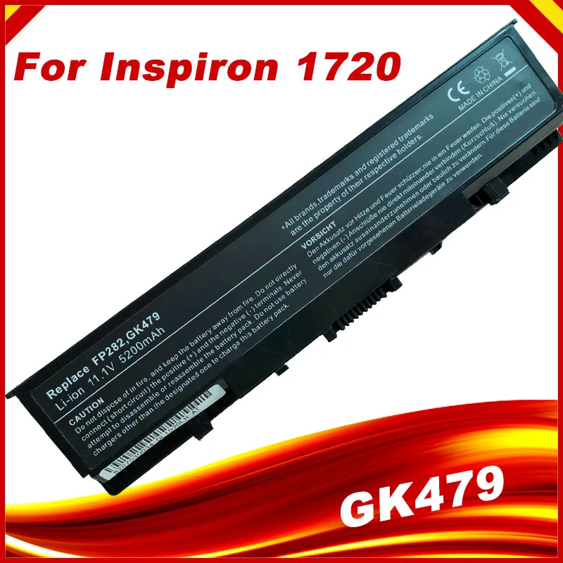 

Новый аккумулятор GK479 FK890 для Dell Inspiron 1520 1521 1720 1721 Vostro 1500 1700 FP282 451-10476