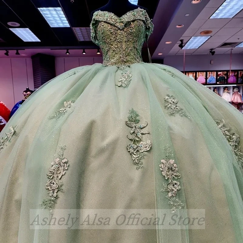 Vestidos De quinceañera para niñas, Vestido De Baile con hombros descubiertos Floral, dulce 16 14, 15 años