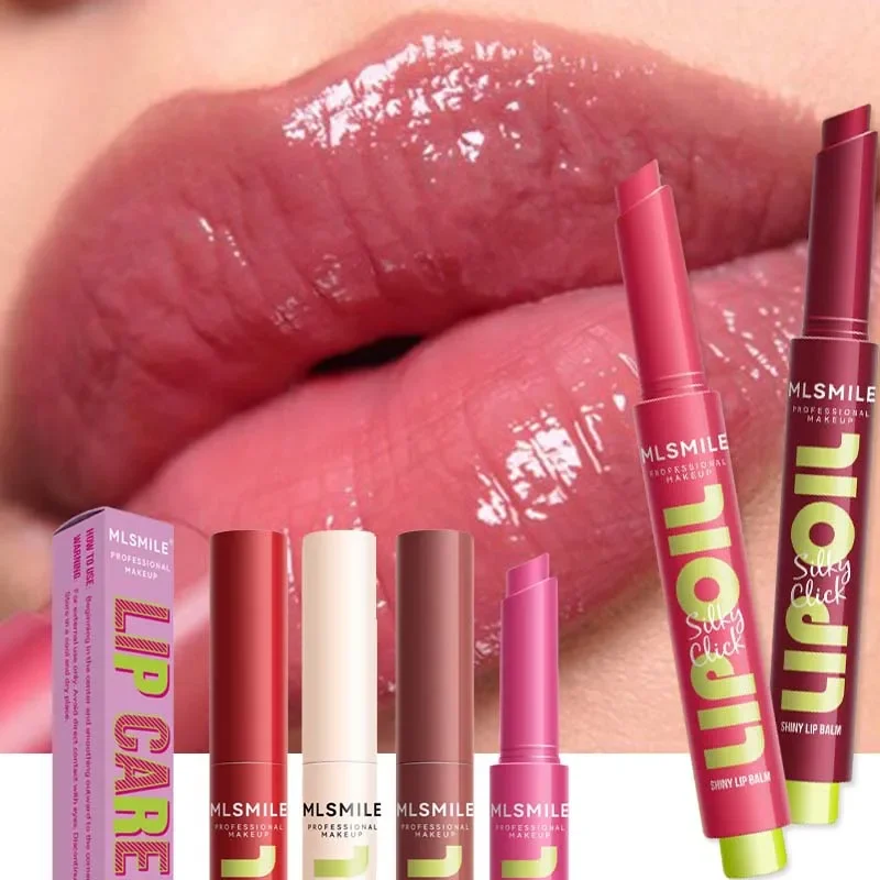 Specchio di Vetro Solido Smalto Per Labbra Acqua Luce Cremoso Lip Gloss 12Hr Idratante Tinta Avocado Olio Per Labbra Balsamo Presse Rossetto Cosmetico